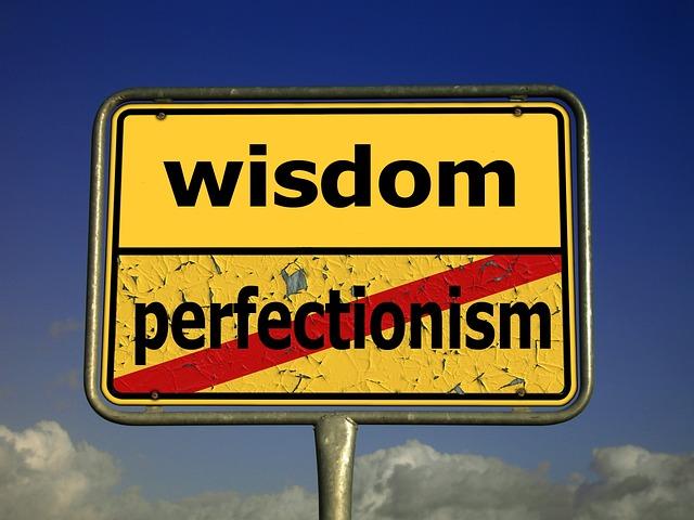 Ways to overcome perfectionism Emily Watson Books